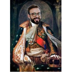 Portret Cesarza foto z TWOIM zdjęciem obraz Króla 50x70